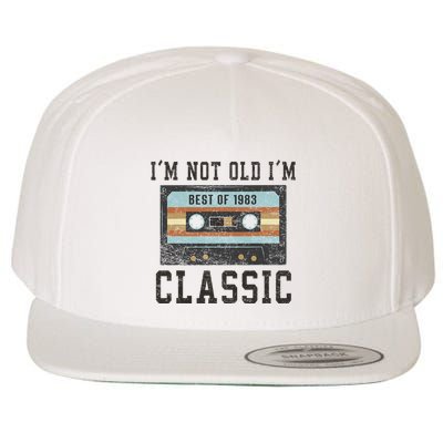 Best Of 1983 41st Birthday Gifts Bday 41 Birthday Wool Snapback Cap