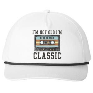 Best Of 1983 41st Birthday Gifts Bday 41 Birthday Snapback Five-Panel Rope Hat