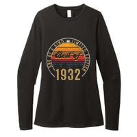 Best Of 1932 Birthday Gift 90 Years Old Womens CVC Long Sleeve Shirt