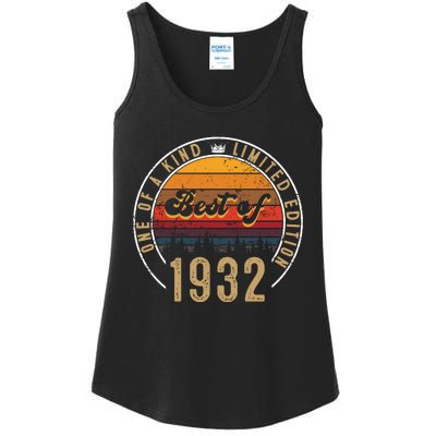 Best Of 1932 Birthday Gift 90 Years Old Ladies Essential Tank