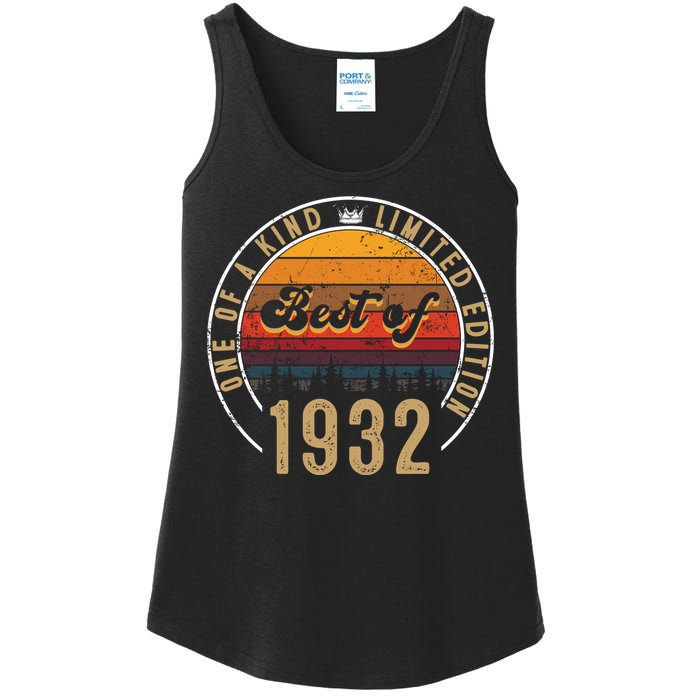 Best Of 1932 Birthday Gift 90 Years Old Ladies Essential Tank