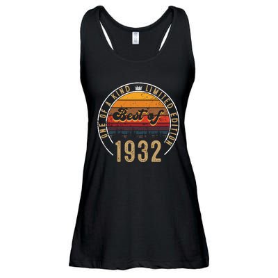 Best Of 1932 Birthday Gift 90 Years Old Ladies Essential Flowy Tank