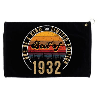 Best Of 1932 Birthday Gift 90 Years Old Grommeted Golf Towel