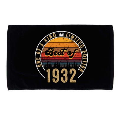 Best Of 1932 Birthday Gift 90 Years Old Microfiber Hand Towel