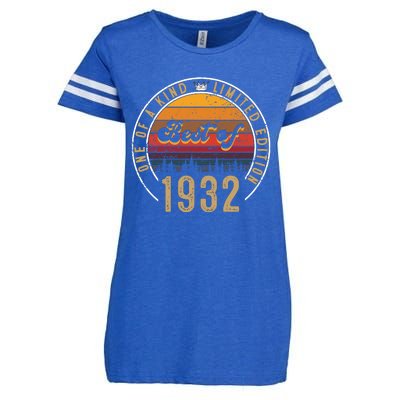 Best Of 1932 Birthday Gift 90 Years Old Enza Ladies Jersey Football T-Shirt