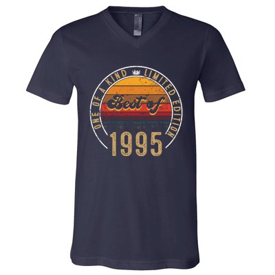 Best Of 1995 Birthday Gift 27 Years Old V-Neck T-Shirt