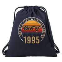 Best Of 1995 Birthday Gift 27 Years Old Drawstring Bag