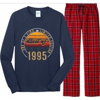 Best Of 1995 Birthday Gift 27 Years Old Long Sleeve Pajama Set