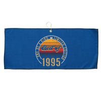 Best Of 1995 Birthday Gift 27 Years Old Large Microfiber Waffle Golf Towel