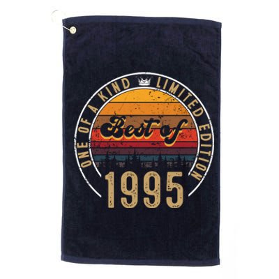 Best Of 1995 Birthday Gift 27 Years Old Platinum Collection Golf Towel