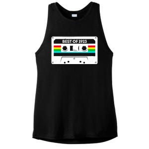 Best Of 1923 Retro 100th Birthday Mixtape Ladies PosiCharge Tri-Blend Wicking Tank