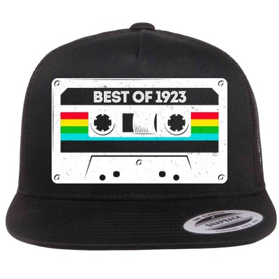 Best Of 1923 Retro 100th Birthday Mixtape Flatbill Hat