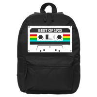 Best Of 1923 Retro 100th Birthday Mixtape 16 in Basic Backpack
