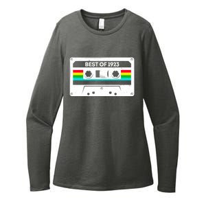 Best Of 1923 Retro 100th Birthday Mixtape Womens CVC Long Sleeve Shirt