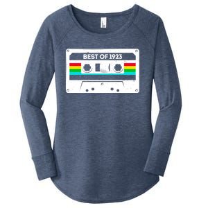 Best Of 1923 Retro 100th Birthday Mixtape Women's Perfect Tri Tunic Long Sleeve Shirt