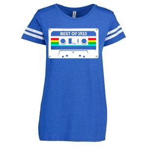 Best Of 1923 Retro 100th Birthday Mixtape Enza Ladies Jersey Football T-Shirt