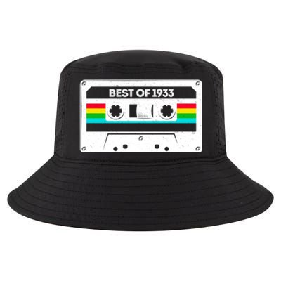 Best Of 1933 Retro 90th Birthday Mixtape Cool Comfort Performance Bucket Hat