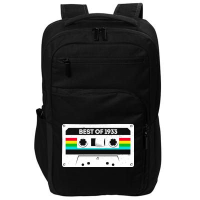 Best Of 1933 Retro 90th Birthday Mixtape Impact Tech Backpack