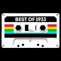 Best Of 1933 Retro 90th Birthday Mixtape Tie-Dye T-Shirt