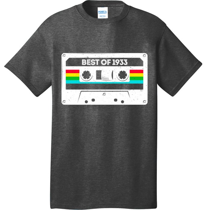 Best Of 1933 Retro 90th Birthday Mixtape T-Shirt