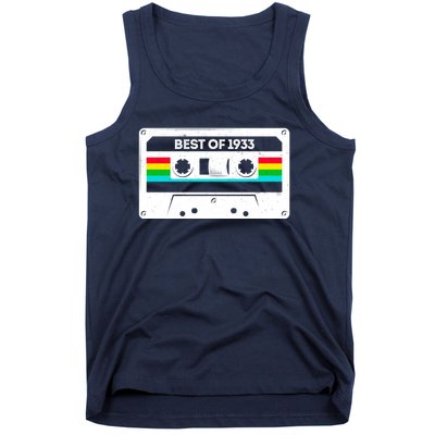 Best Of 1933 Retro 90th Birthday Mixtape Tank Top