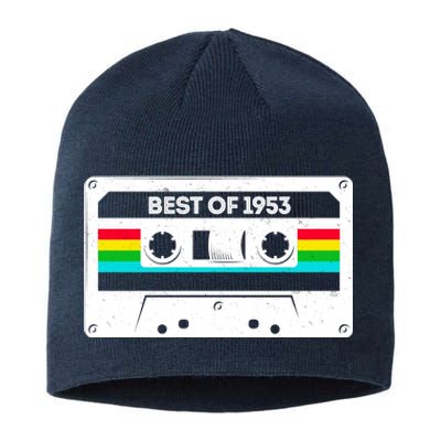 Best Of 1953 Retro 70th Birthday Mixtape Sustainable Beanie