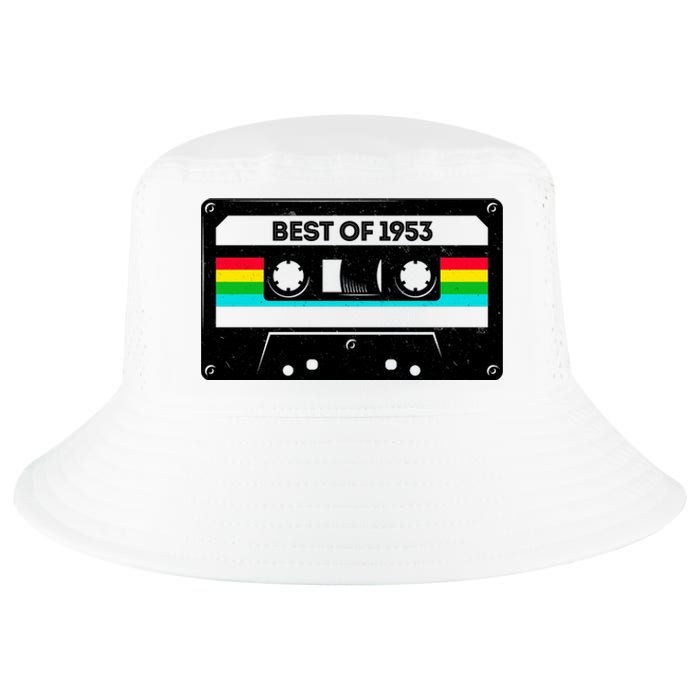 Best Of 1953 Retro 70th Birthday Mixtape Cool Comfort Performance Bucket Hat