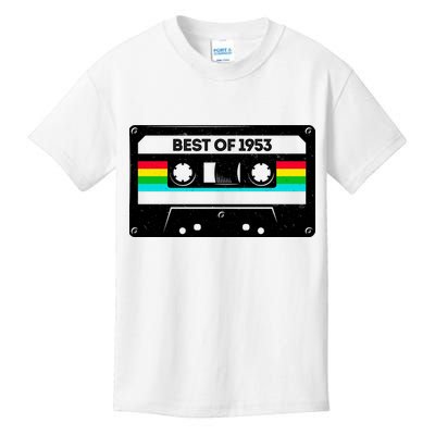 Best Of 1953 Retro 70th Birthday Mixtape Kids T-Shirt