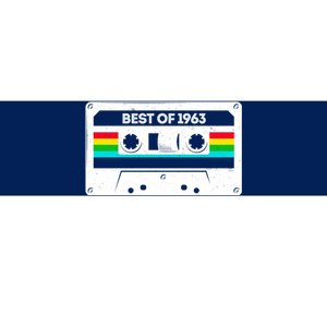 Best Of 1963 Retro 60th Birthday Mixtape Bumper Sticker