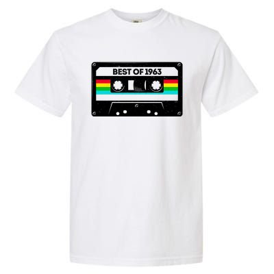 Best Of 1963 Retro 60th Birthday Mixtape Garment-Dyed Heavyweight T-Shirt