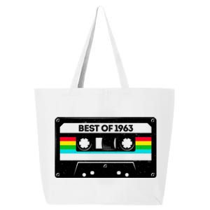 Best Of 1963 Retro 60th Birthday Mixtape 25L Jumbo Tote