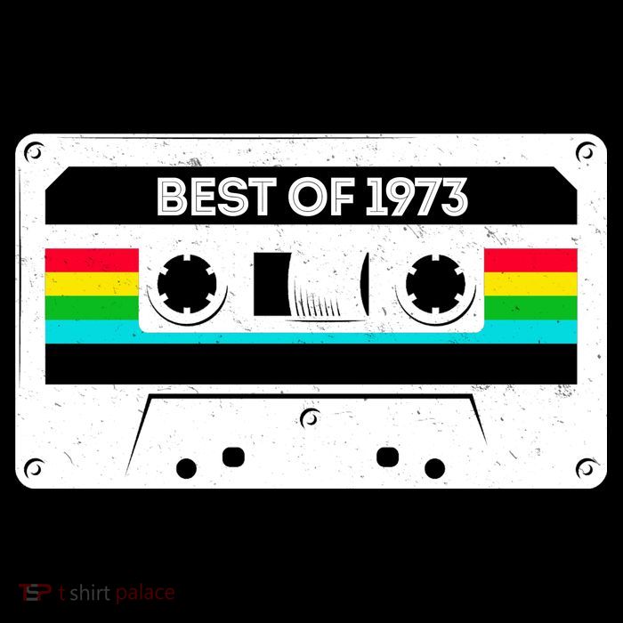 Best Of 1973 Retro 50th Birthday Mixtape 16 in Basic Backpack