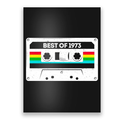 Best Of 1973 Retro 50th Birthday Mixtape Poster