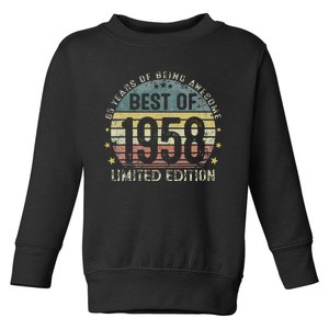 Best Of 1958 65 Years Old 65th Birthday Gifts For Cute Toddler Sweatshirt