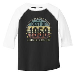 Best Of 1958 65 Years Old 65th Birthday Gifts For Cute Toddler Fine Jersey T-Shirt