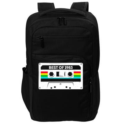 Best Of 1983 Retro 40th Birthday Mixtape Impact Tech Backpack