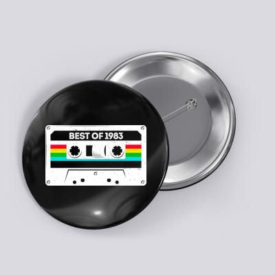 Best Of 1983 Retro 40th Birthday Mixtape Button