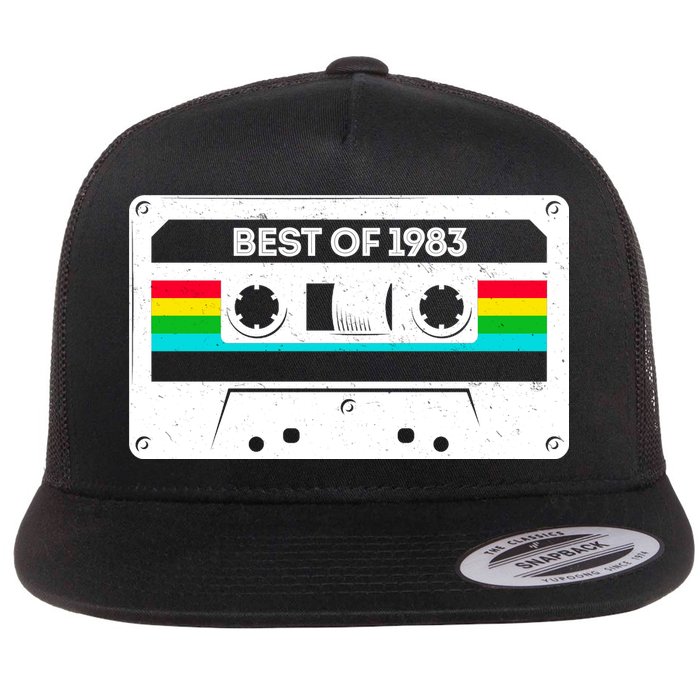 Best Of 1983 Retro 40th Birthday Mixtape Flatbill Hat