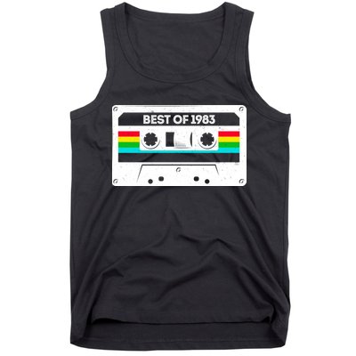 Best Of 1983 Retro 40th Birthday Mixtape Tank Top