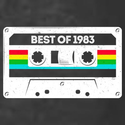 Best Of 1983 Retro 40th Birthday Mixtape T-Shirt