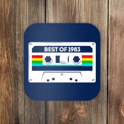 Best Of 1983 Retro 40th Birthday Mixtape Coaster