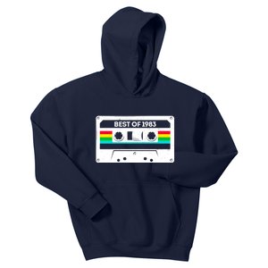 Best Of 1983 Retro 40th Birthday Mixtape Kids Hoodie