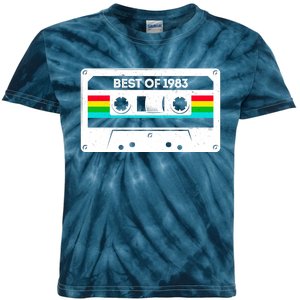 Best Of 1983 Retro 40th Birthday Mixtape Kids Tie-Dye T-Shirt