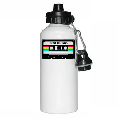 Best Of 1983 Retro 40th Birthday Mixtape Aluminum Water Bottle