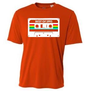 Best Of 1993 Retro 30th Birthday Mixtape Cooling Performance Crew T-Shirt