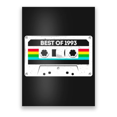 Best Of 1993 Retro 30th Birthday Mixtape Poster