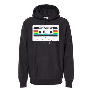 Best Of 1993 Retro 30th Birthday Mixtape Premium Hoodie