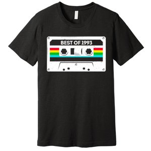 Best Of 1993 Retro 30th Birthday Mixtape Premium T-Shirt