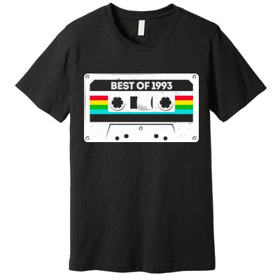 Best Of 1993 Retro 30th Birthday Mixtape Premium T-Shirt