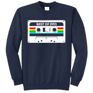 Best Of 1993 Retro 30th Birthday Mixtape Sweatshirt